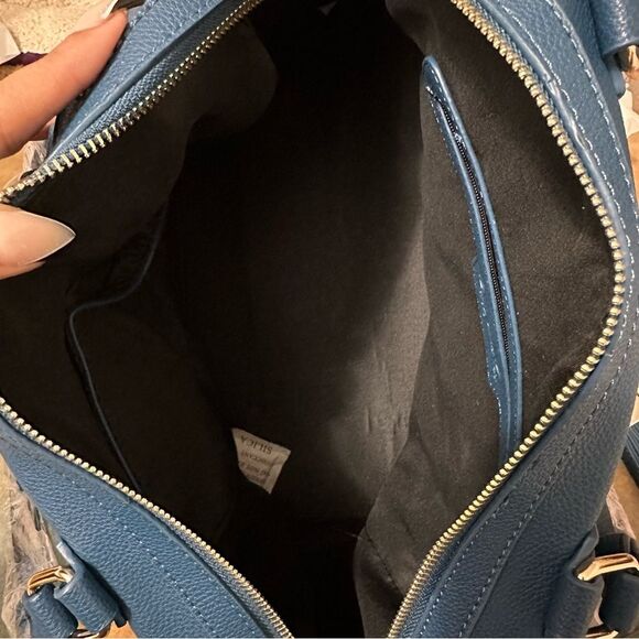 Pink Haley Bag Haley Two Tone Satchel Blue - Picture 3 of 7